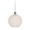 Besa Lighting Newton 8 Cord Pendant, Milky White, Satin Nickel Finish, 1x3W LED 1XT-NEWTON8MW-LED-SN - alternate 1